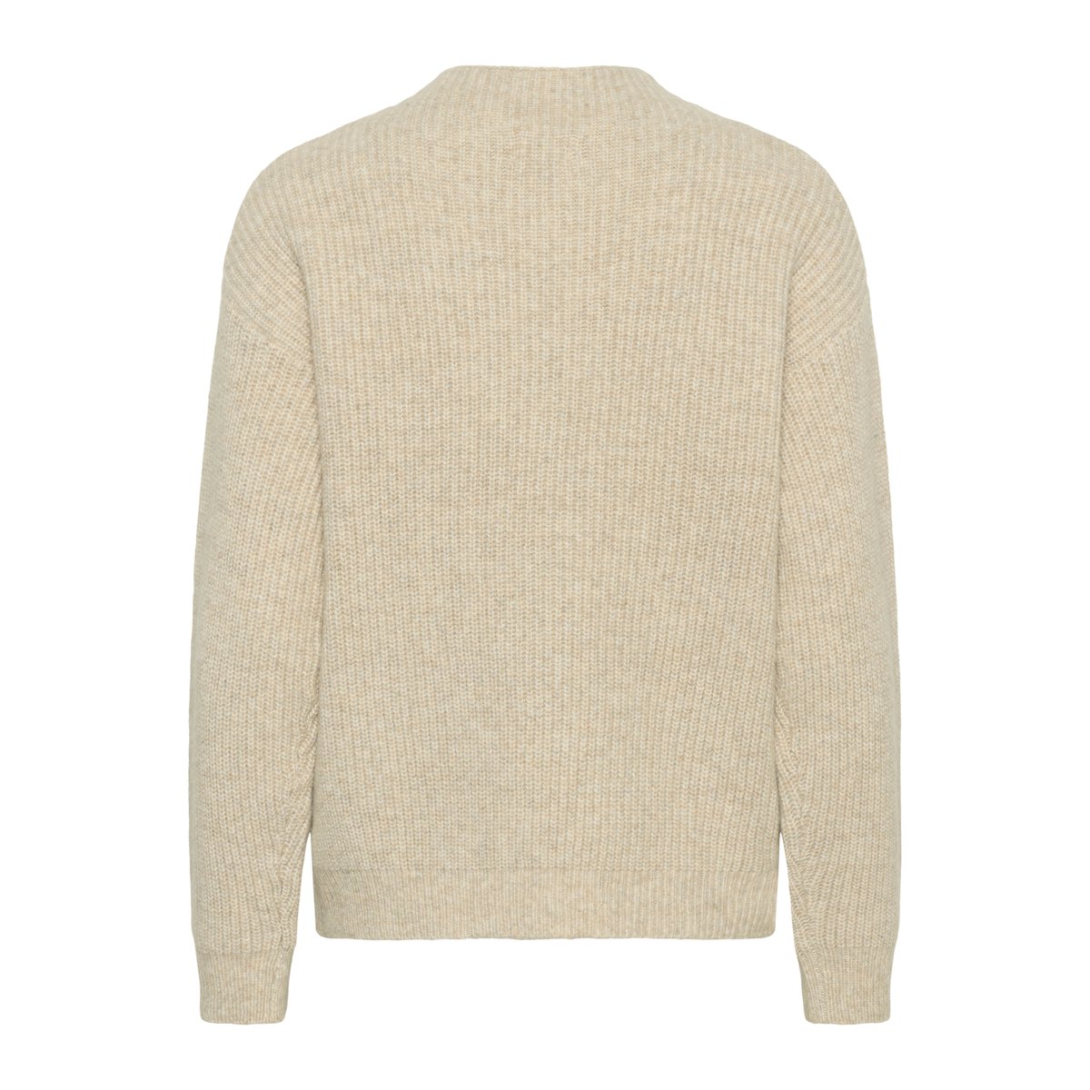 Pullover tricoté gris feather g. mel. w. grey mel., KAFFE