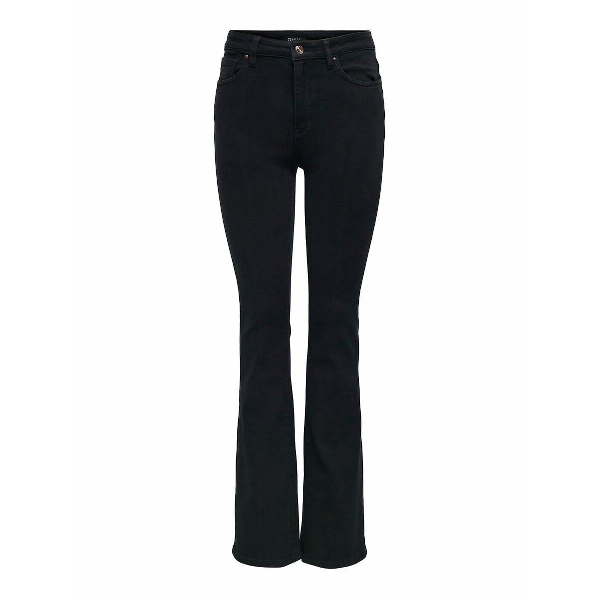Jean flare taille haute denim bleu, ONLY