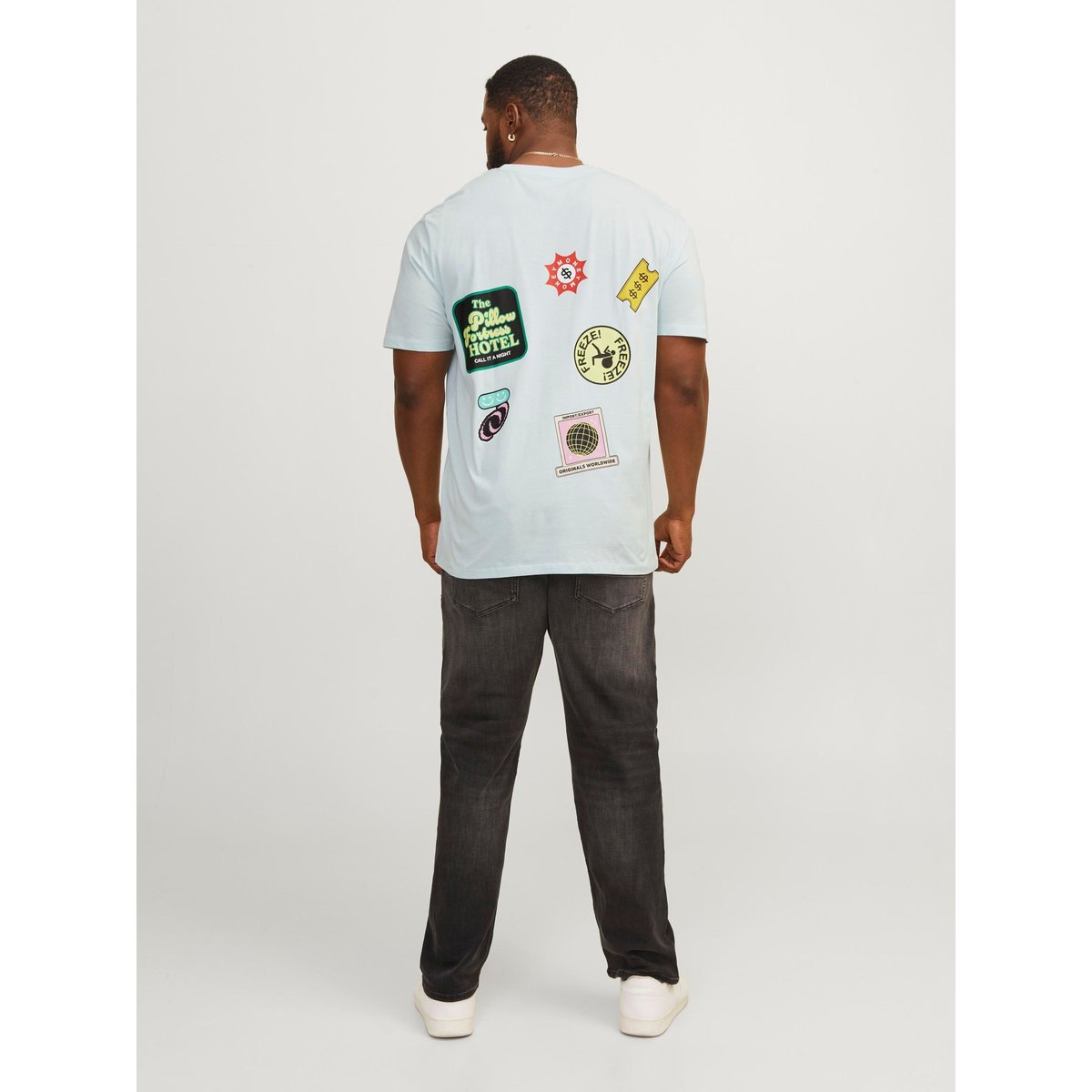 T-Shirt Plus Size T-shirt Imprimé skylight, JACK & JONES