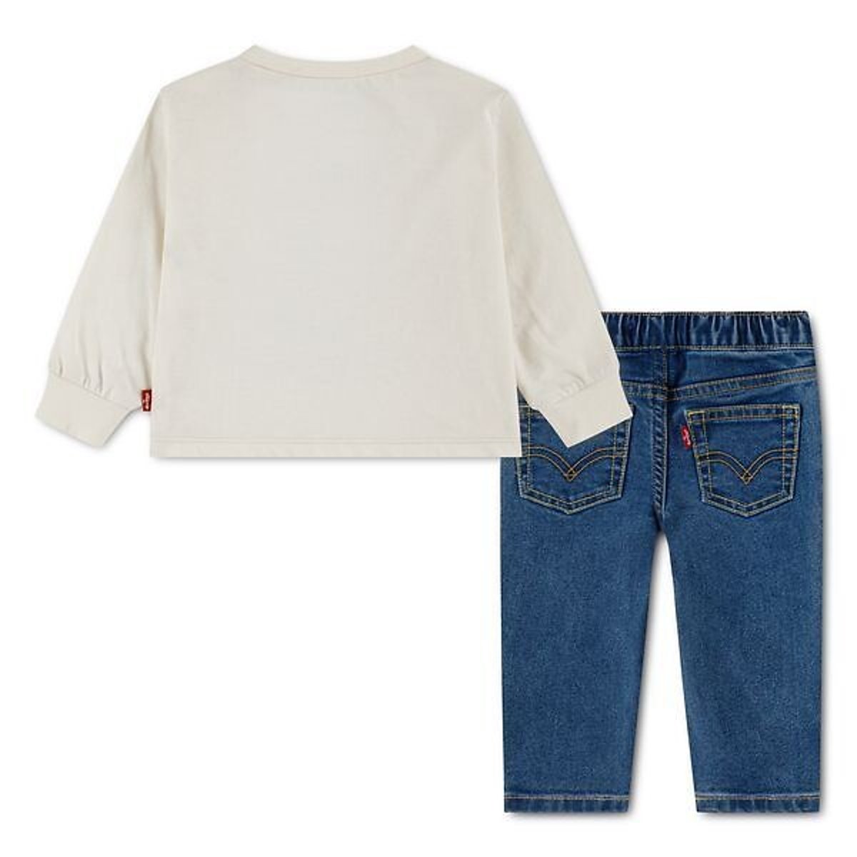 Set aus Langarm-T-Shirt und Jeans ecru/blau , LEVI'S KIDS