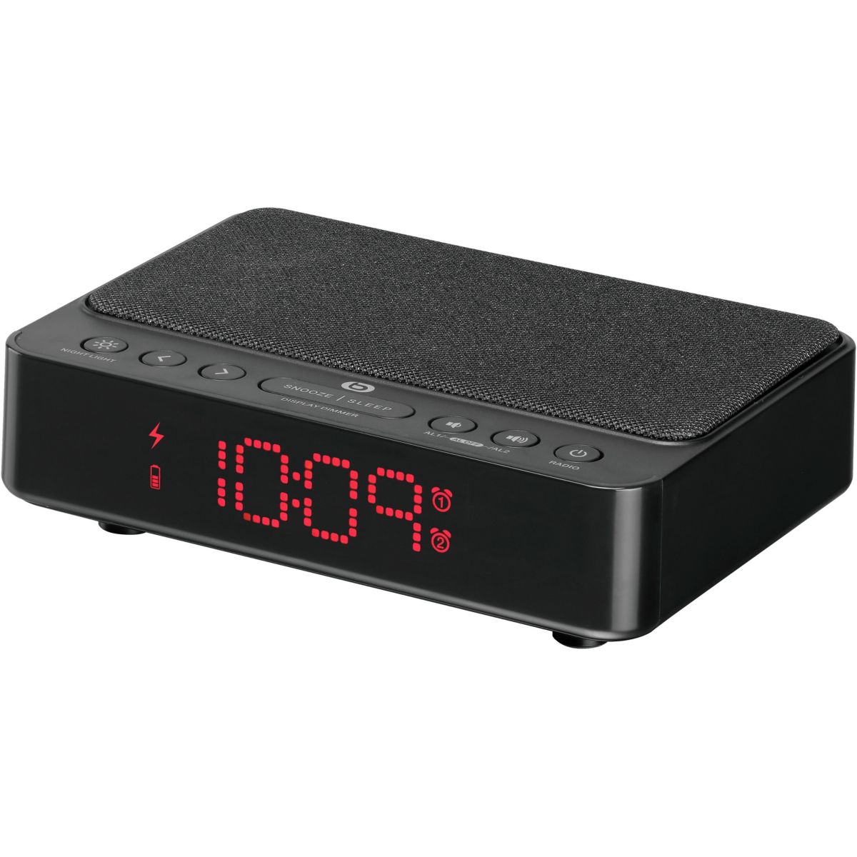 Radio réveil RRVI-100 Charge Induction couleur unique, ESSENTIEL B