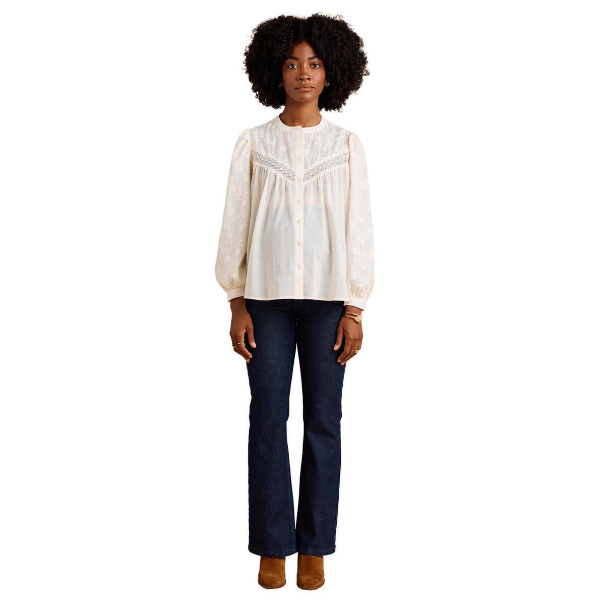 Jean flare de grossesse bleu foncé, ENVIE DE FRAISE