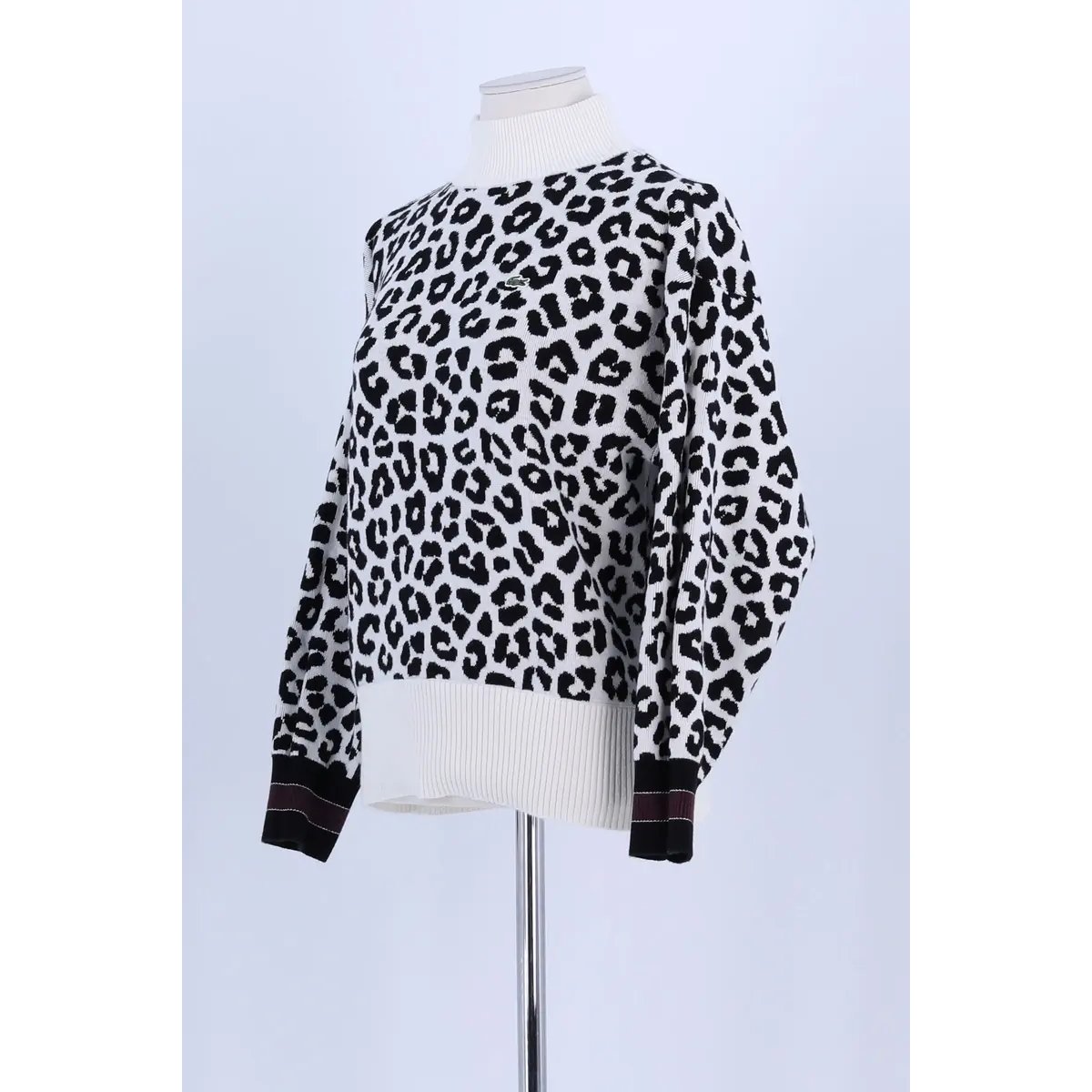 Pull - Très Bon État blanc, LACOSTE
