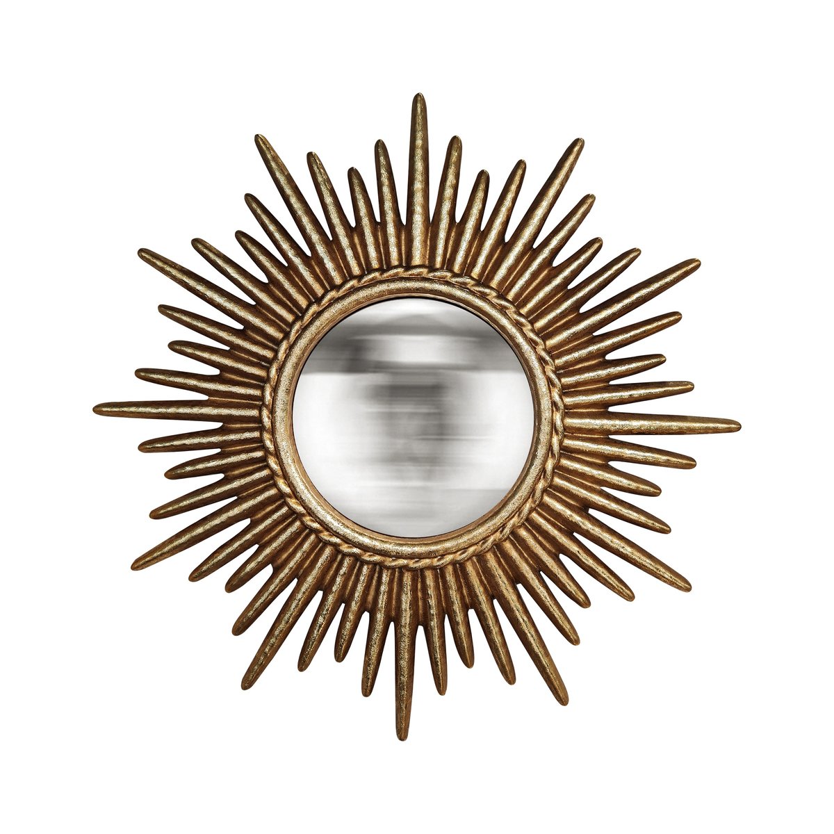 Miroir convexe soleil 26cm or, EMDE