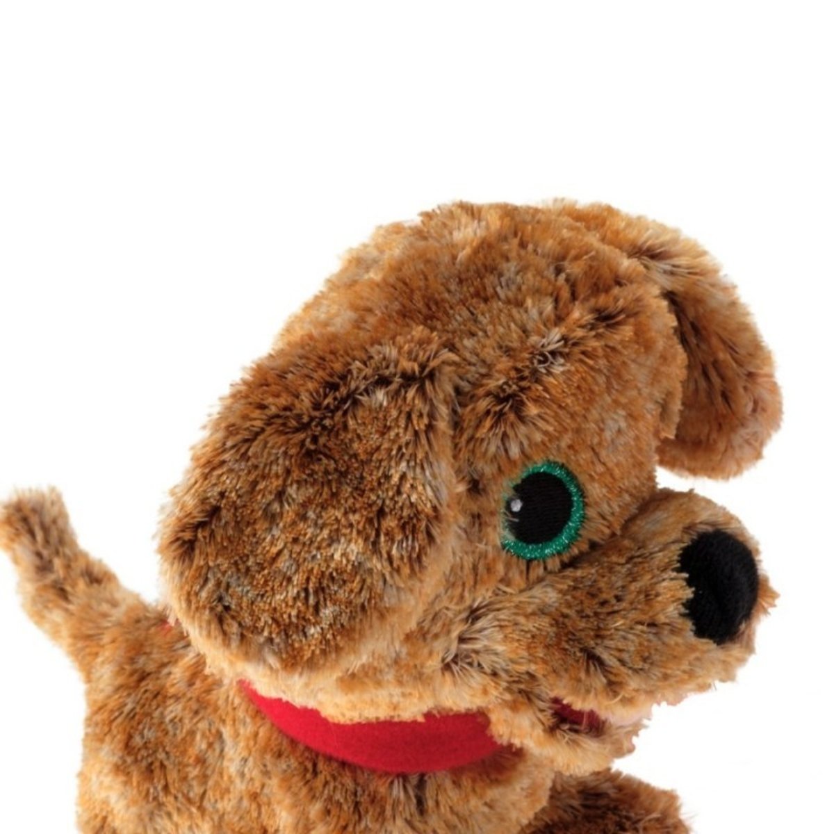 Peluche filoguidée chien Noisette marche avec moi ! marron, PIOUPIOU ET MERVEILLES