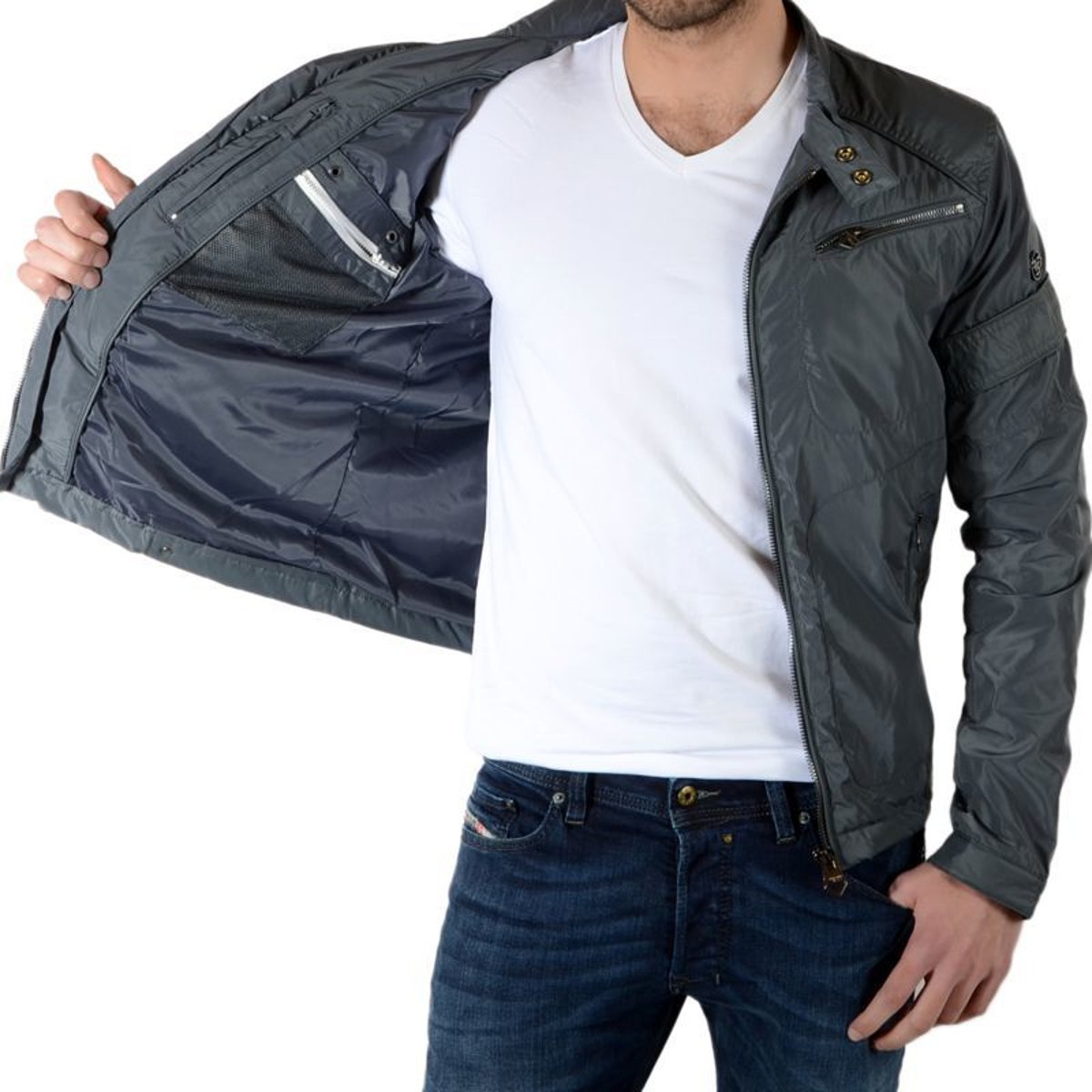Blouson Ayrton gris, REDSKINS