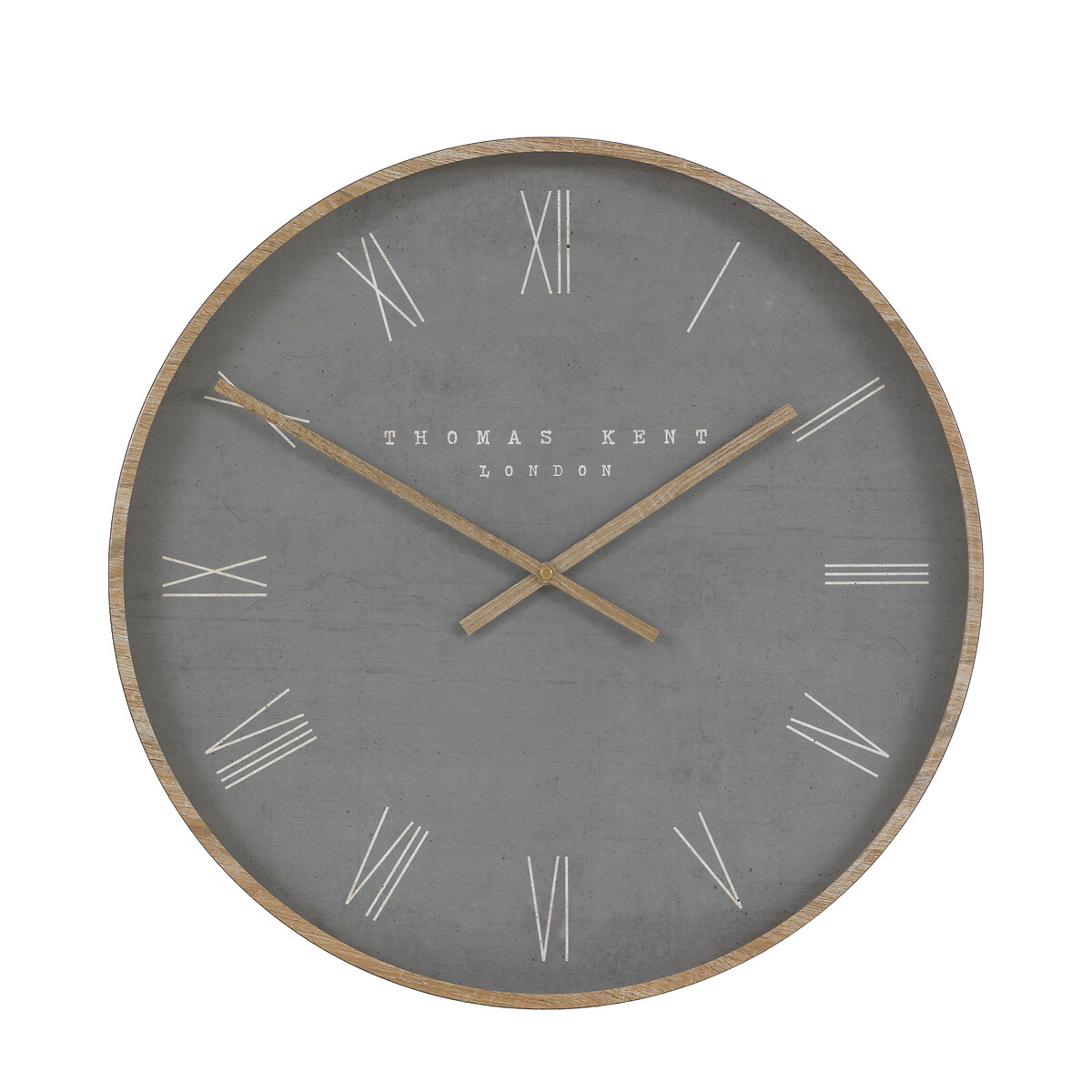 Nordic 21" Large Wall Clock cement, THOMAS KENT