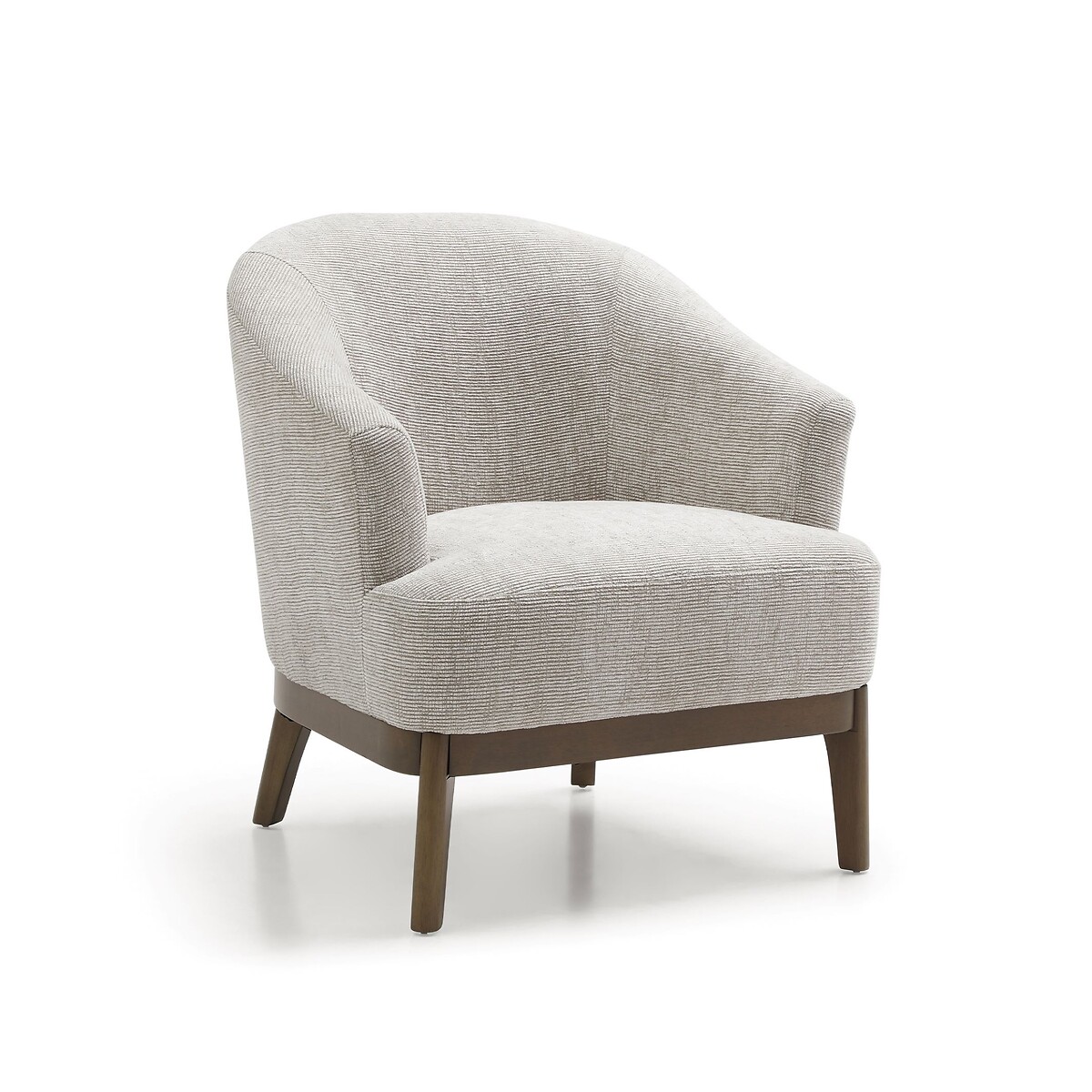 Eliana Chenille Tub Chair natural, SO'HOME