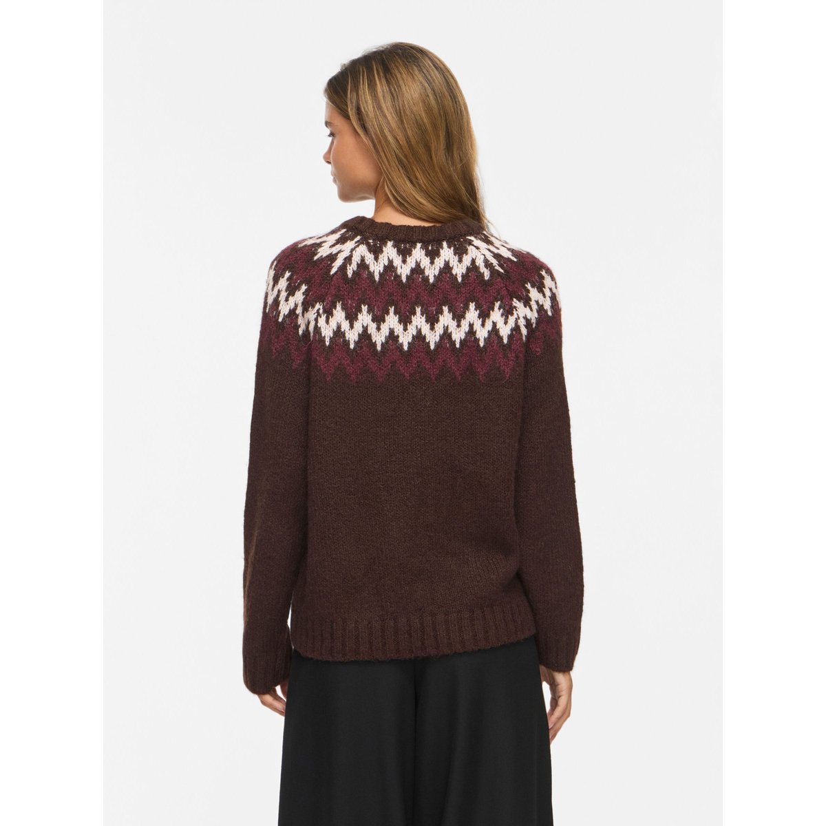 Pull En Maille marron - coffee bean1, VILA