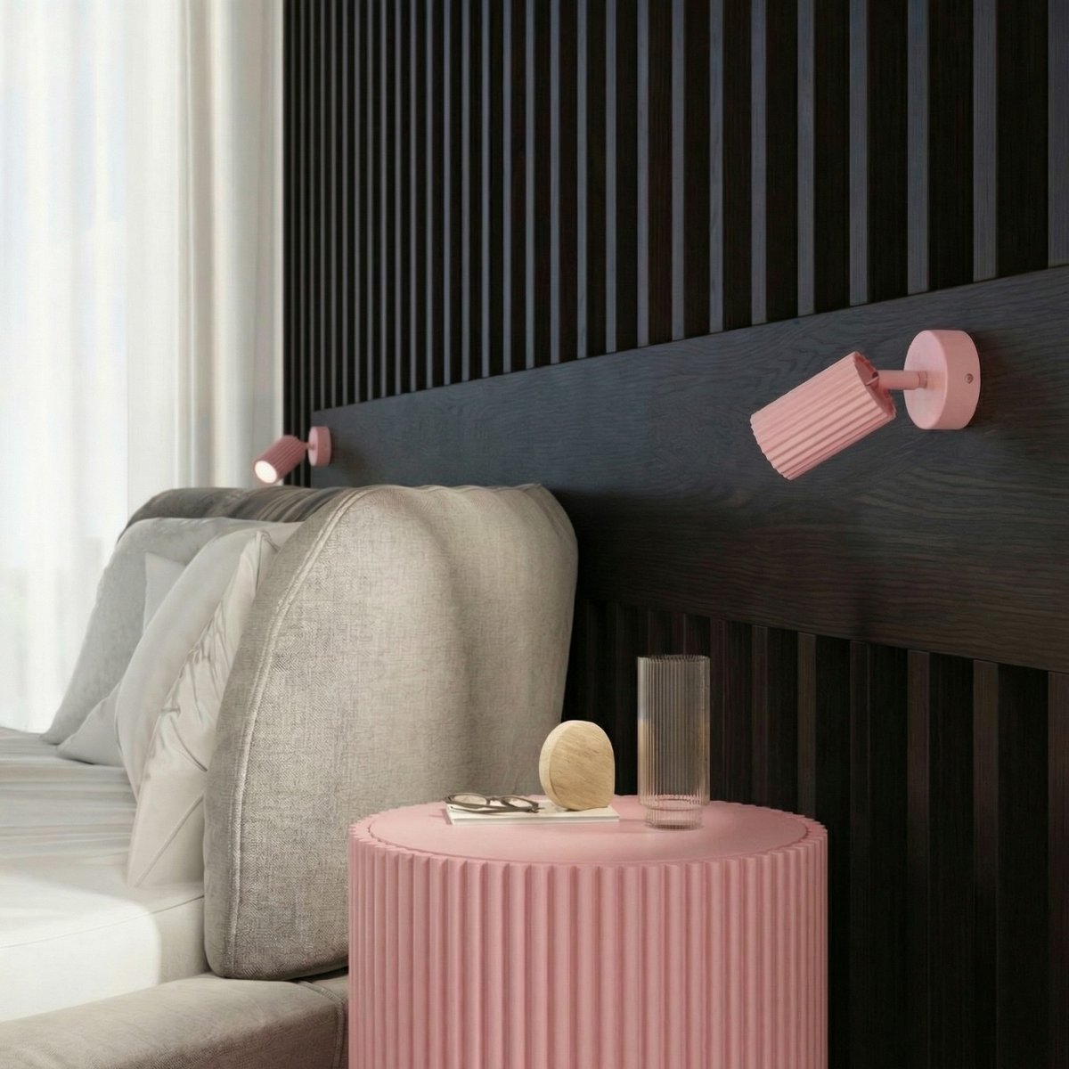 Plafonnier Aluminium Rose GU10 3 KARBON rose, EDEN