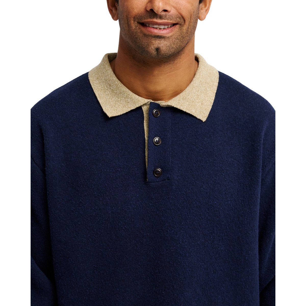 Pull polo DIAMOND POLO SOLID bleu dark navy, QUIKSILVER