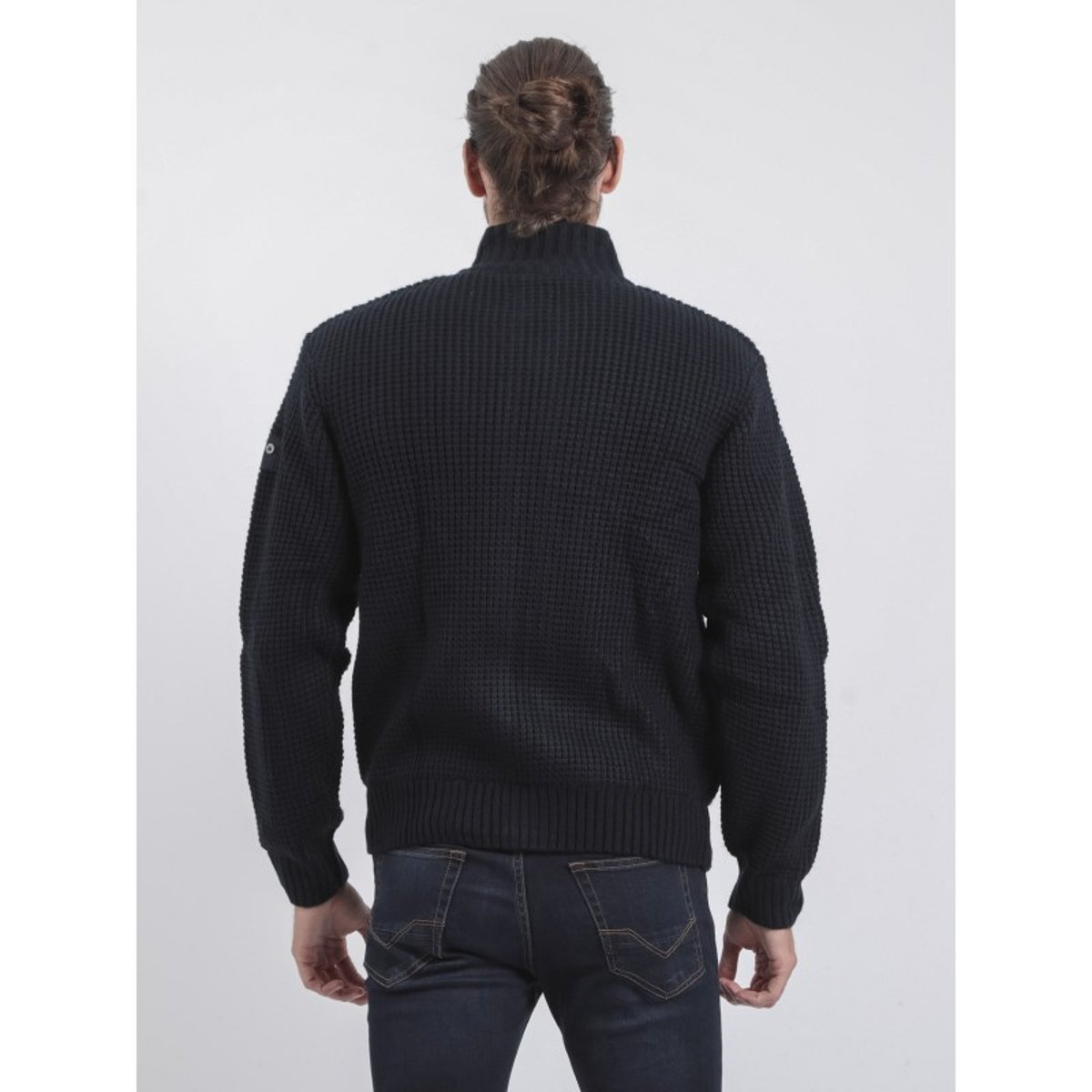 Gilet Zippé Col Montant Lunel bleu marine, RITCHIE