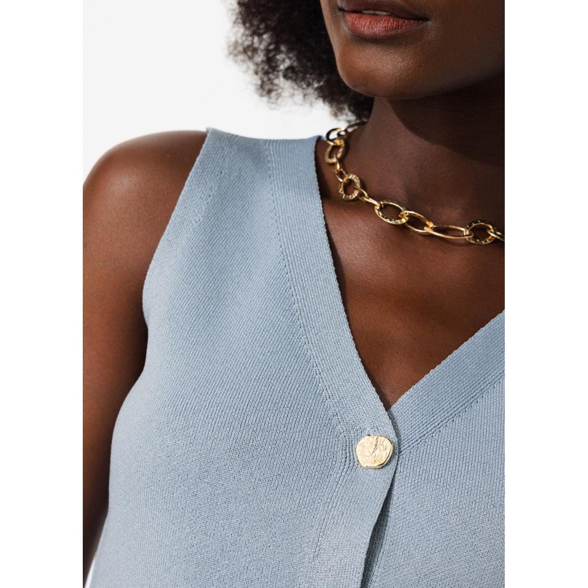 Gilet sans manches bleu ciel, PROMOD