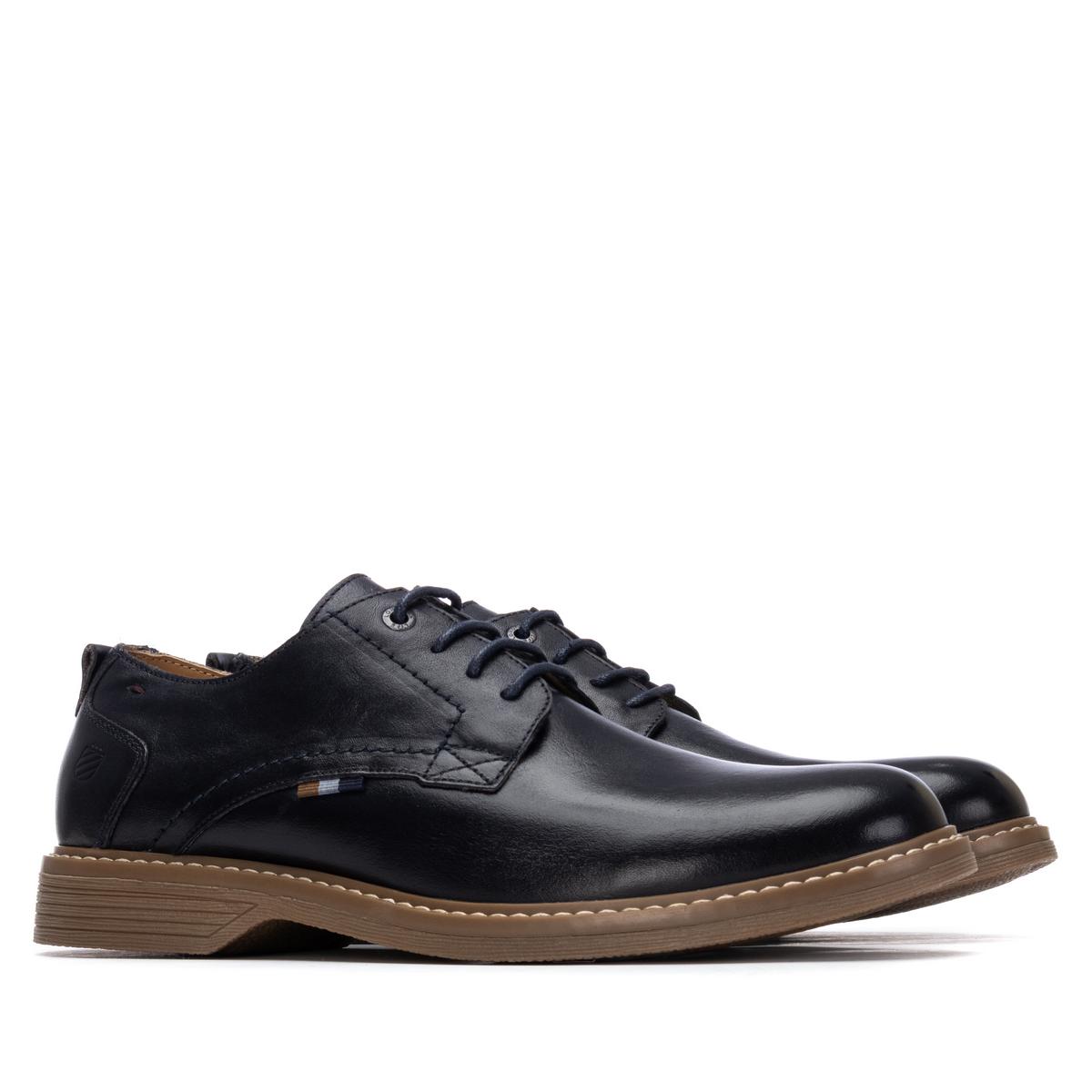 Chaussure Blucher/Derby Plaine Décontractée Lacets bleu marine, CARMELA