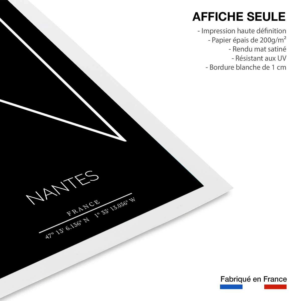 Poster n nantes affiche seule, HEXOA