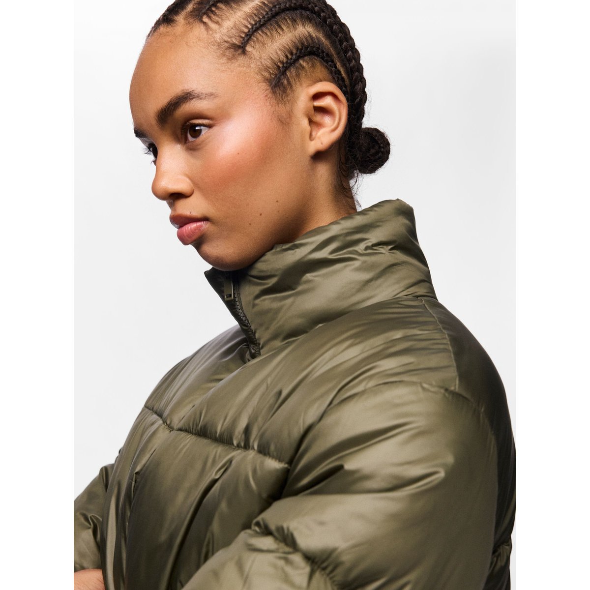 Veste Rembourrée ivy green, PIECES