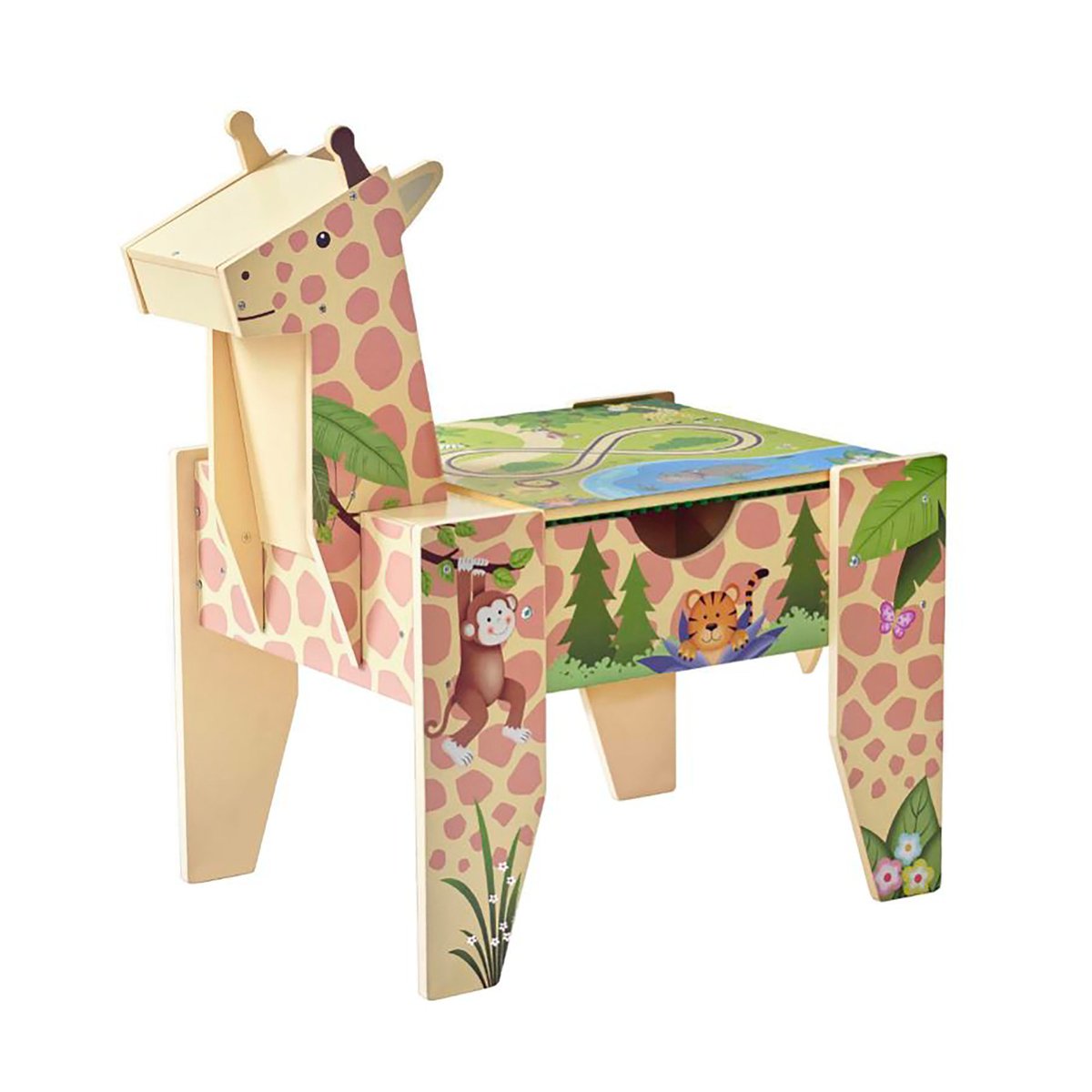 Table activités bois 2-en-1, Multicolore multicolore, TEAMSON KIDS