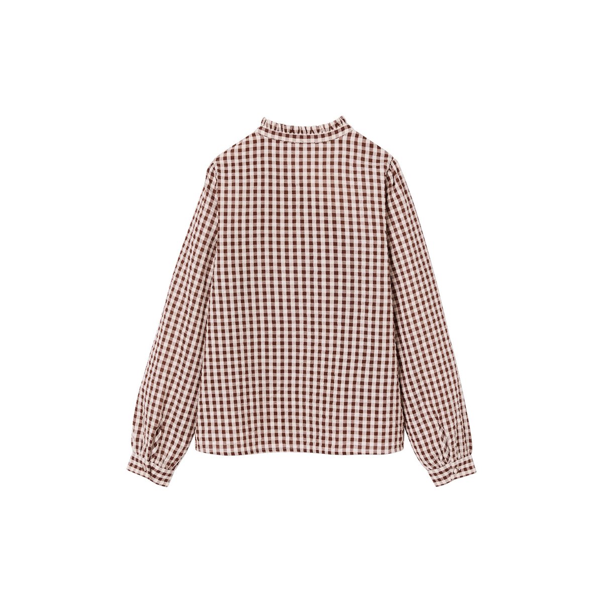 Chemise manches longues chocolat, JONEN