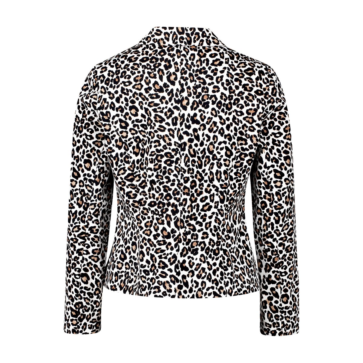 Blazer court à imprimé animalier blanc/noir, BETTY BARCLAY