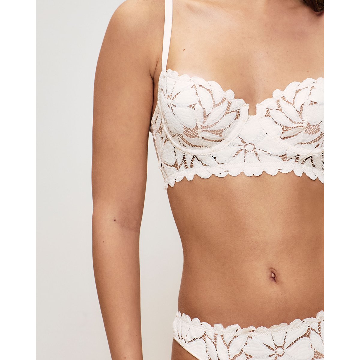 Soutien-gorge corbeille en dentelle RACHELIZ ecru, UNDIZ