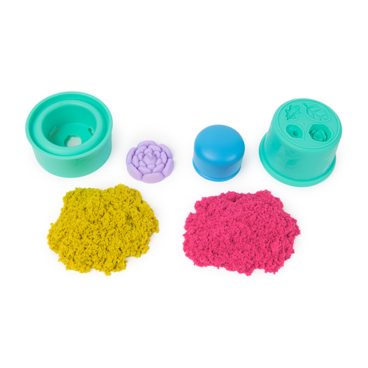 Kinetic Sand Sable Magique - Fleur Magique multicolore, SPIN MASTER