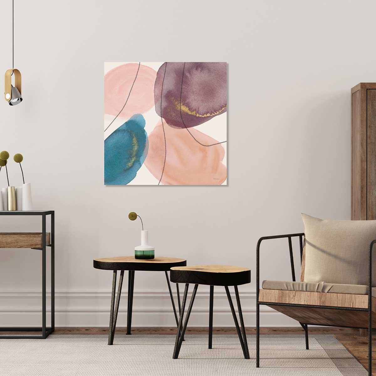 Tableau Pétale passion tableau alu dibond, HEXOA