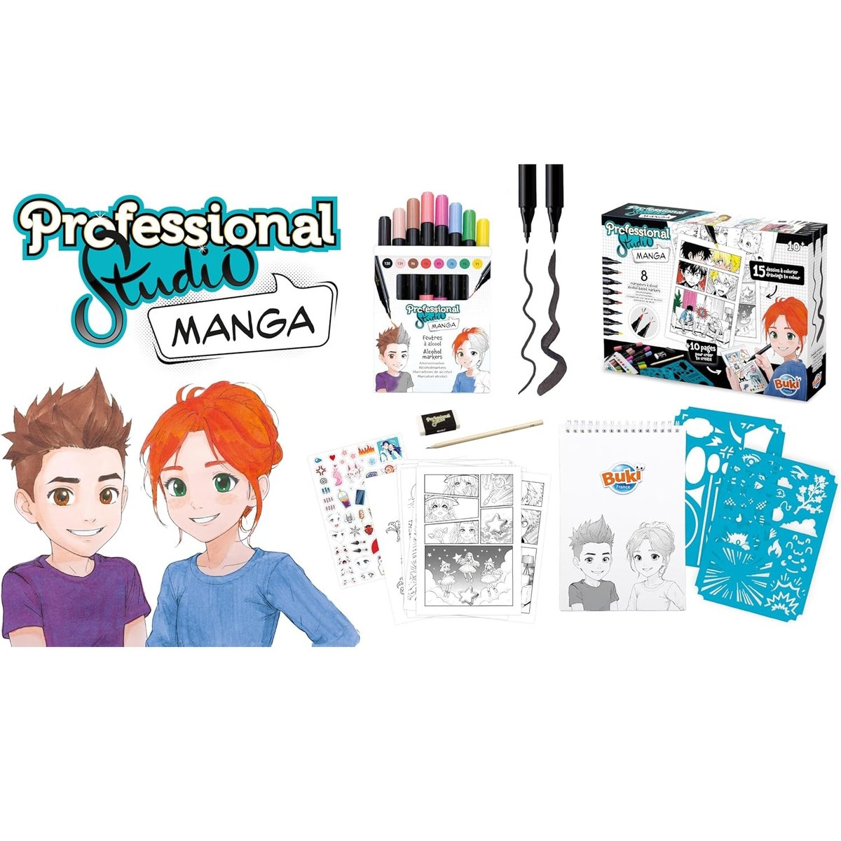 Professional Studio Manga blanc, BUKI FRANCE