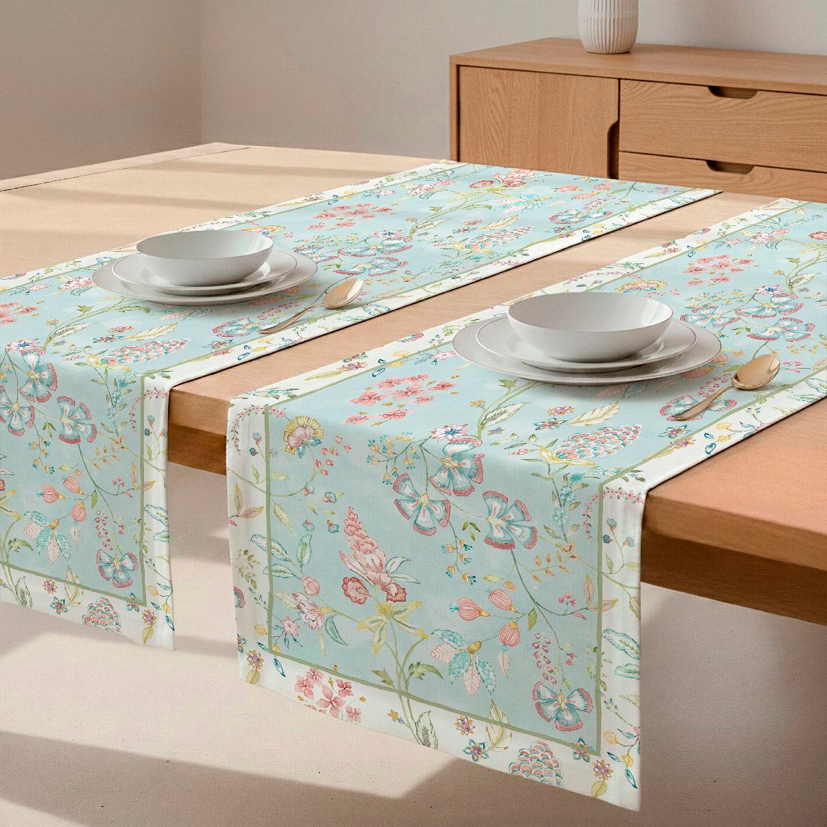 Chemin de table en coton Kilim multicolor, NAF NAF HOME