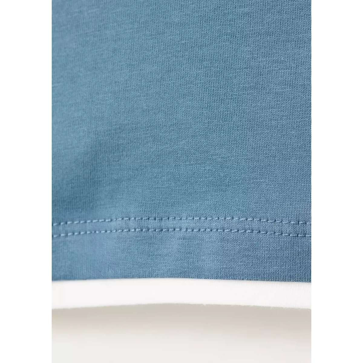 T-shirt détail imprimé bleu, MANGO KIDS