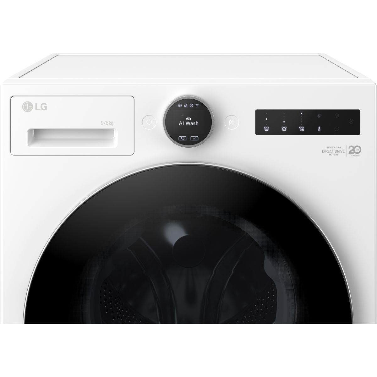 Lave linge séchant hublot F964X71WSTA couleur unique, LG
