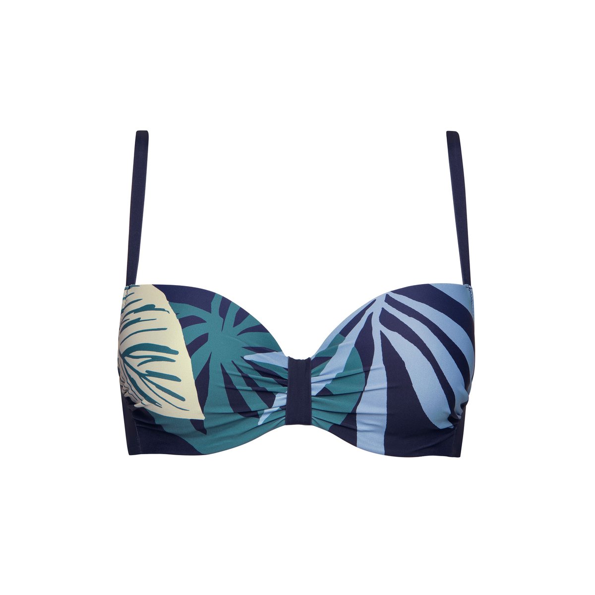 Haut maillot de bain préformé Tahiti bleu, LISCA