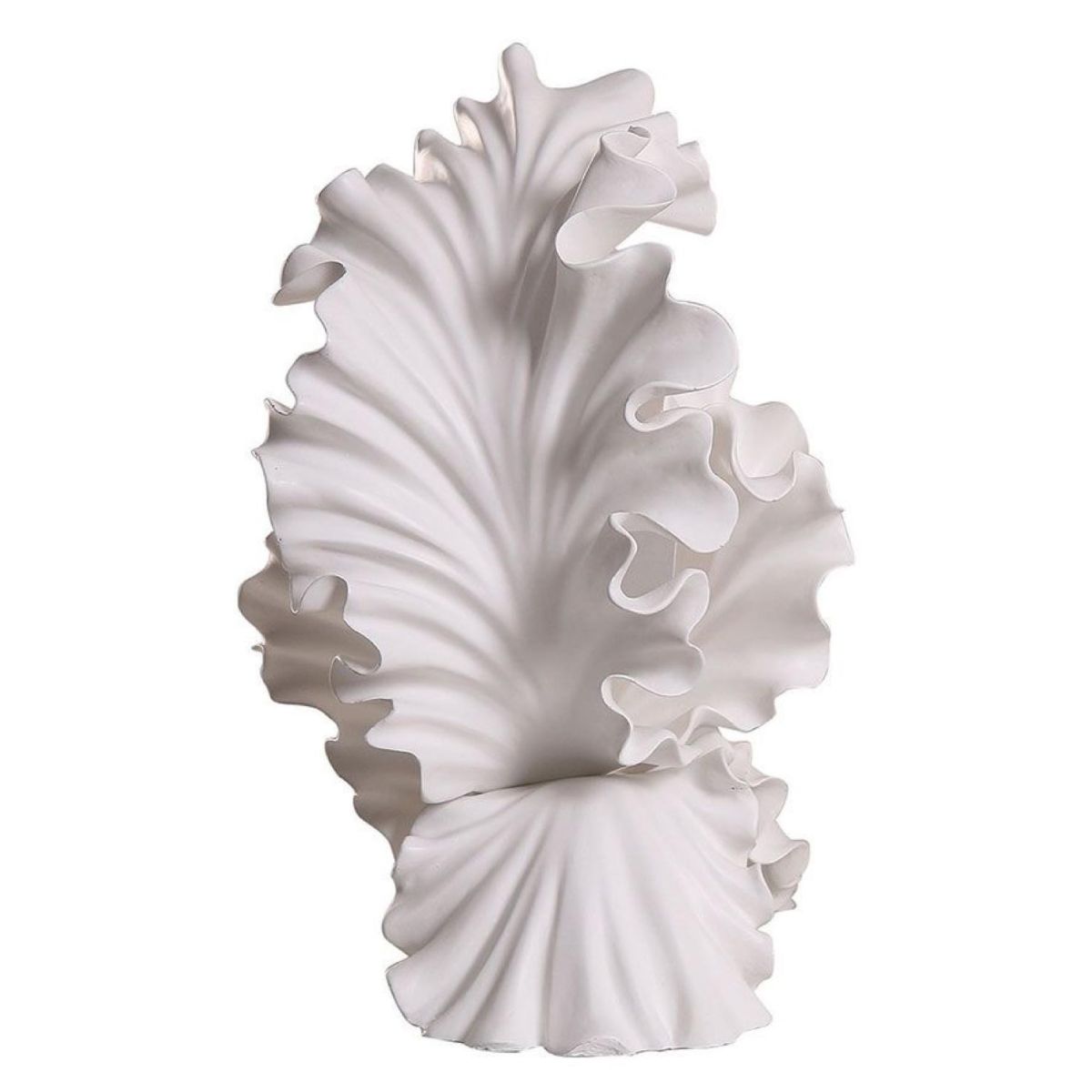 Statue fleur blanche - CHARME blanc, INTERIOR'S