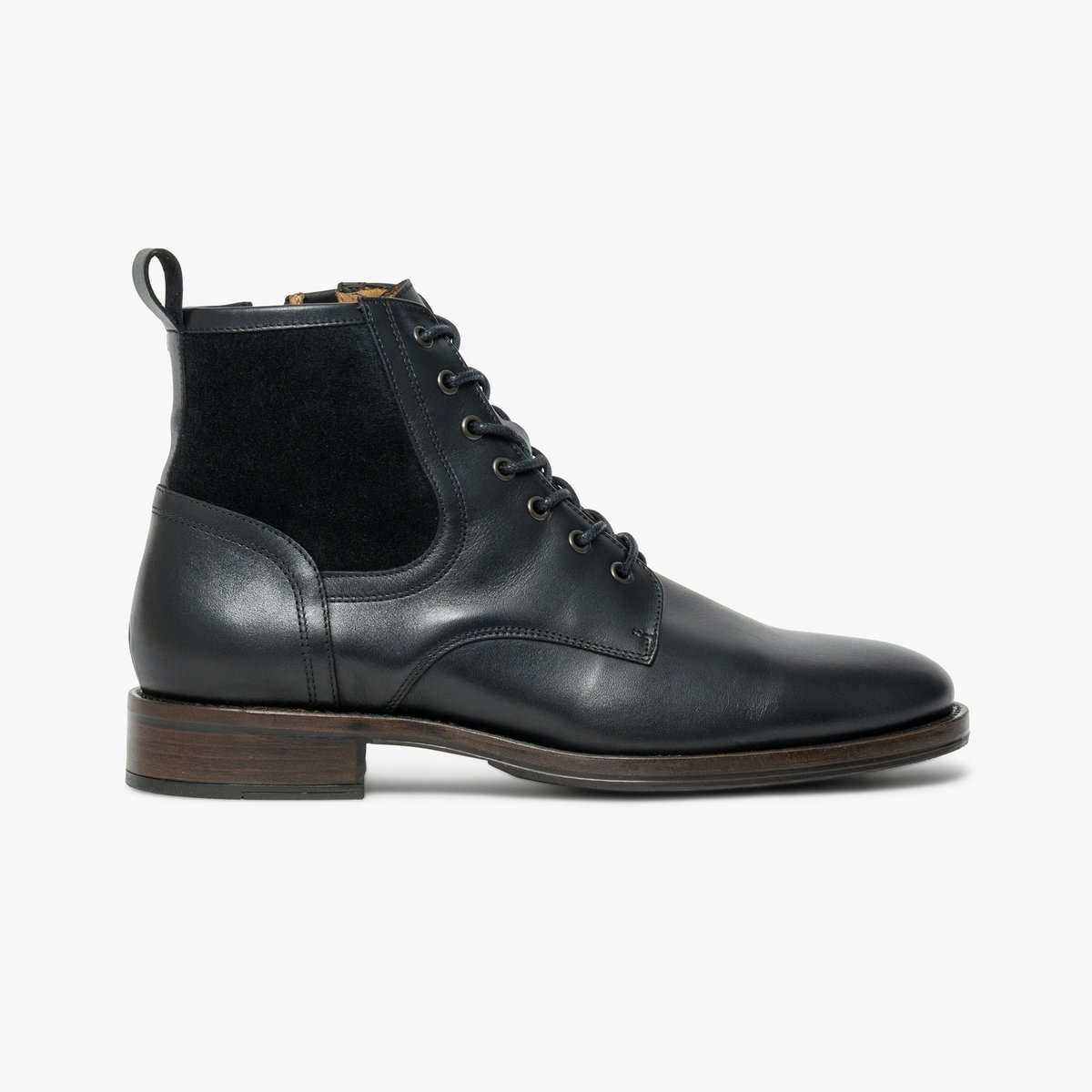 Boots en cuir PAOLO noir, BOCAGE