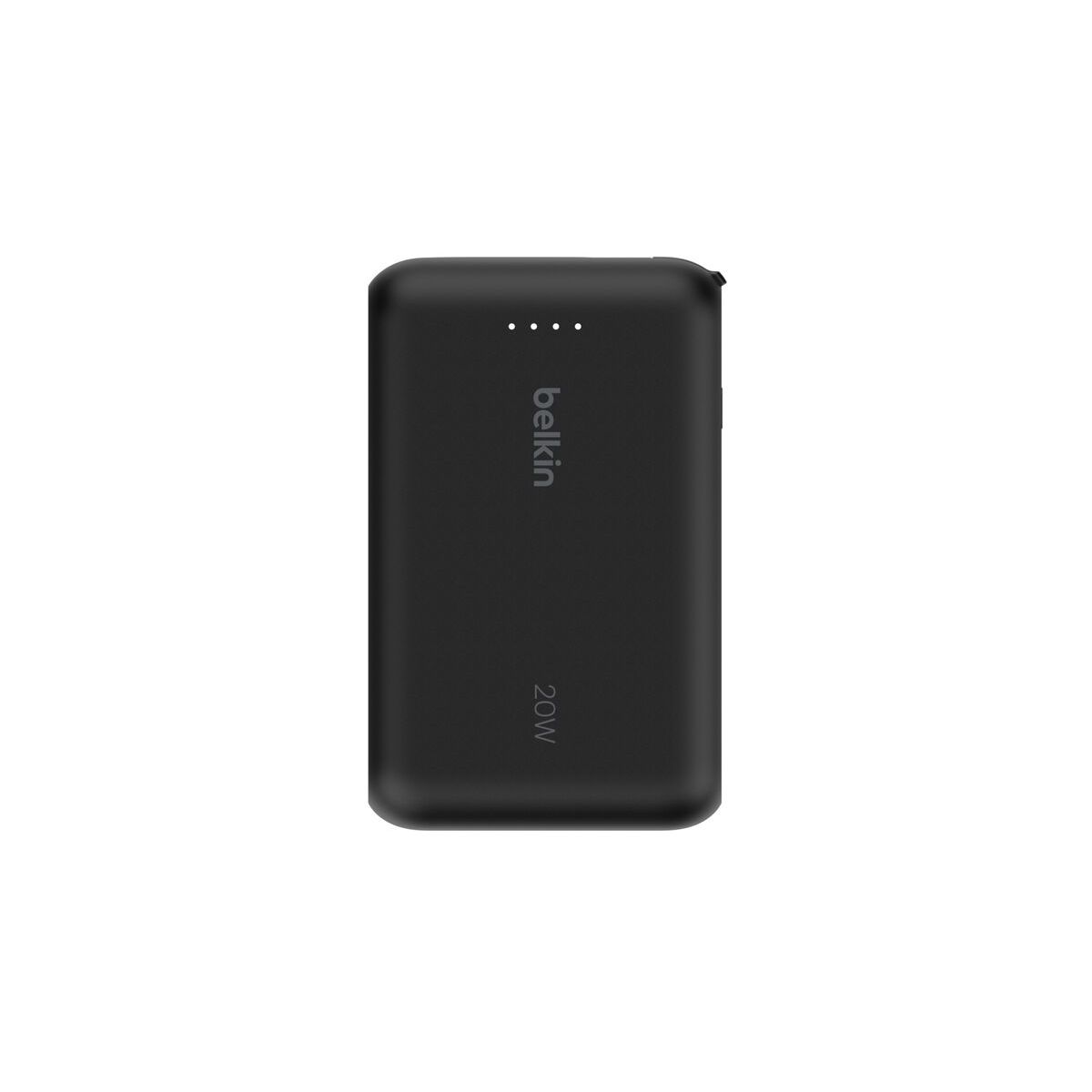 Batterie externe 10000 mAh avec cable USB-C intégre noir couleur unique, BELKIN