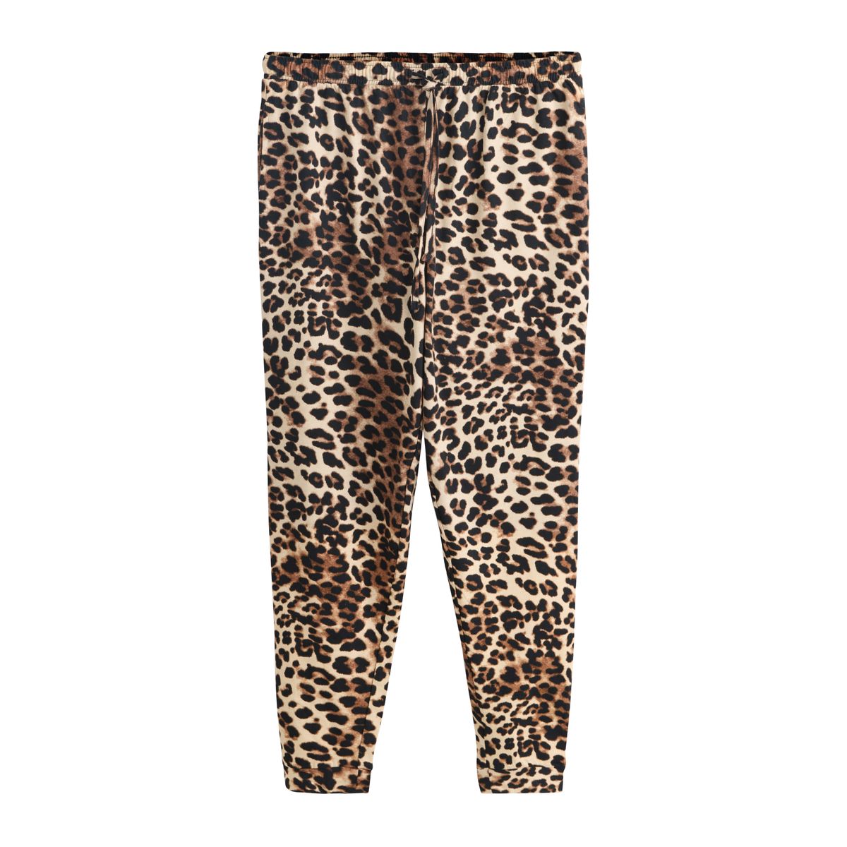 Pyjama à manches longues en coton imprimé léopard, NEXT