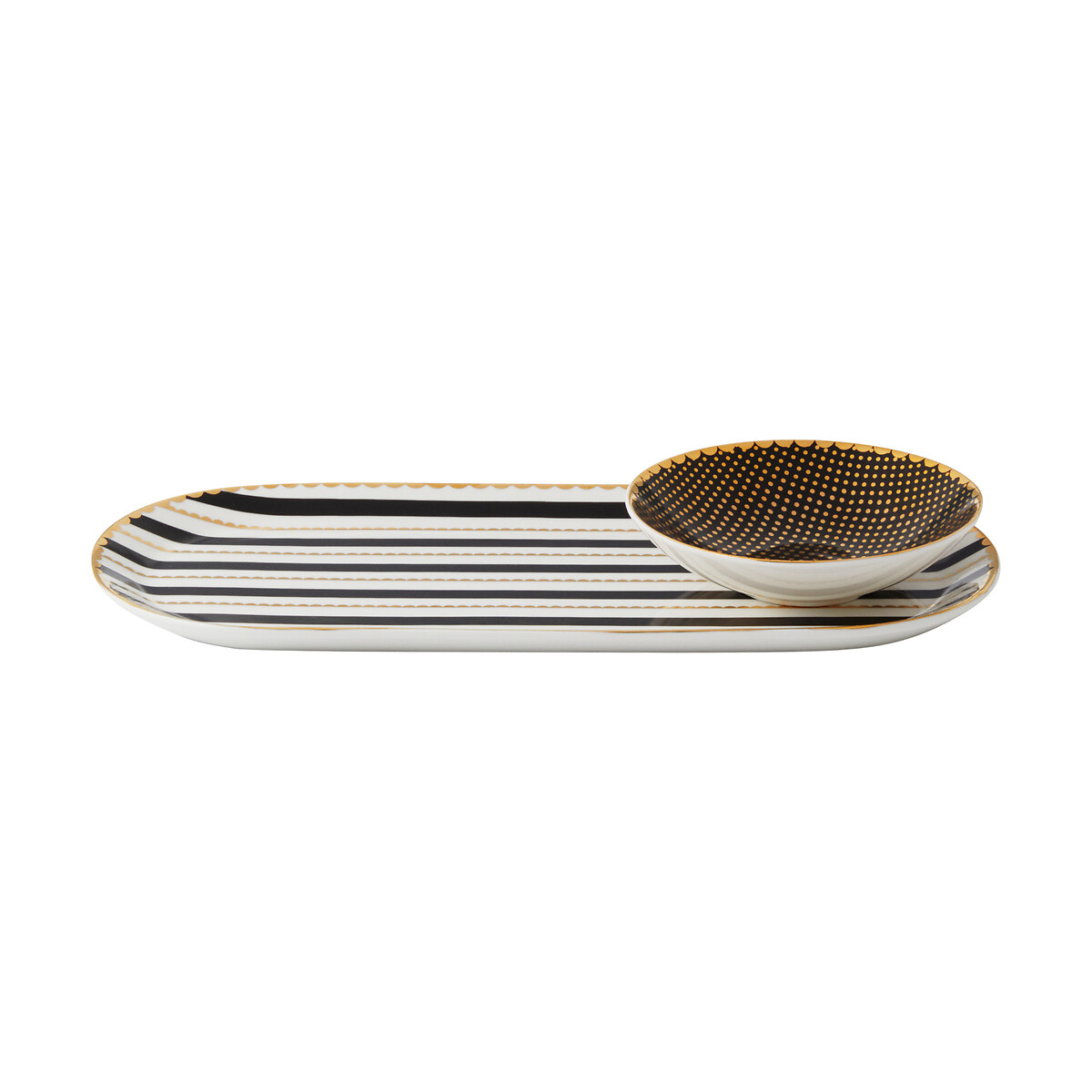 Tea's & C's Regency Platter & Dish Set black, MAXWELL WILLIAMS