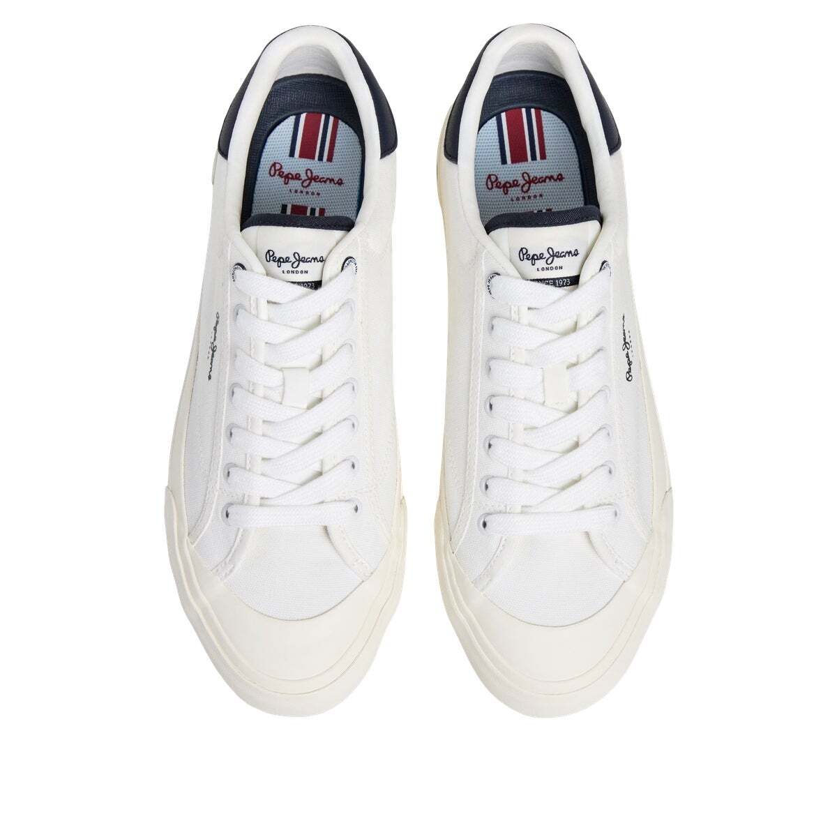 Taylor - Sneakers Classiques En Toile blanc cassé, PEPE JEANS