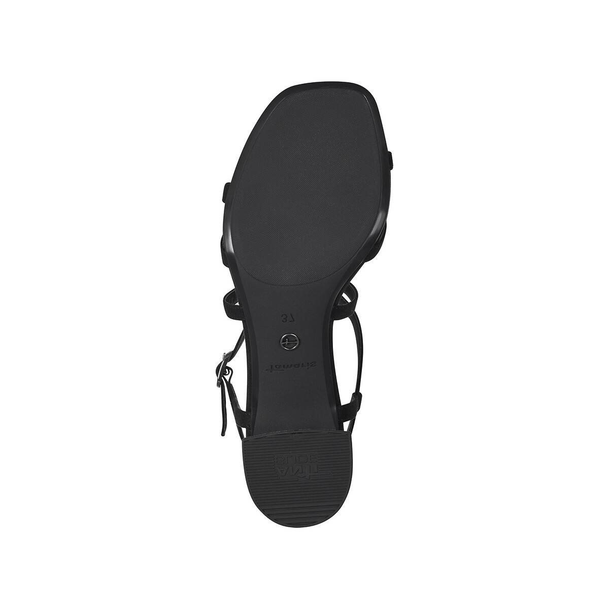 Sandalen met hak zwart, TAMARIS