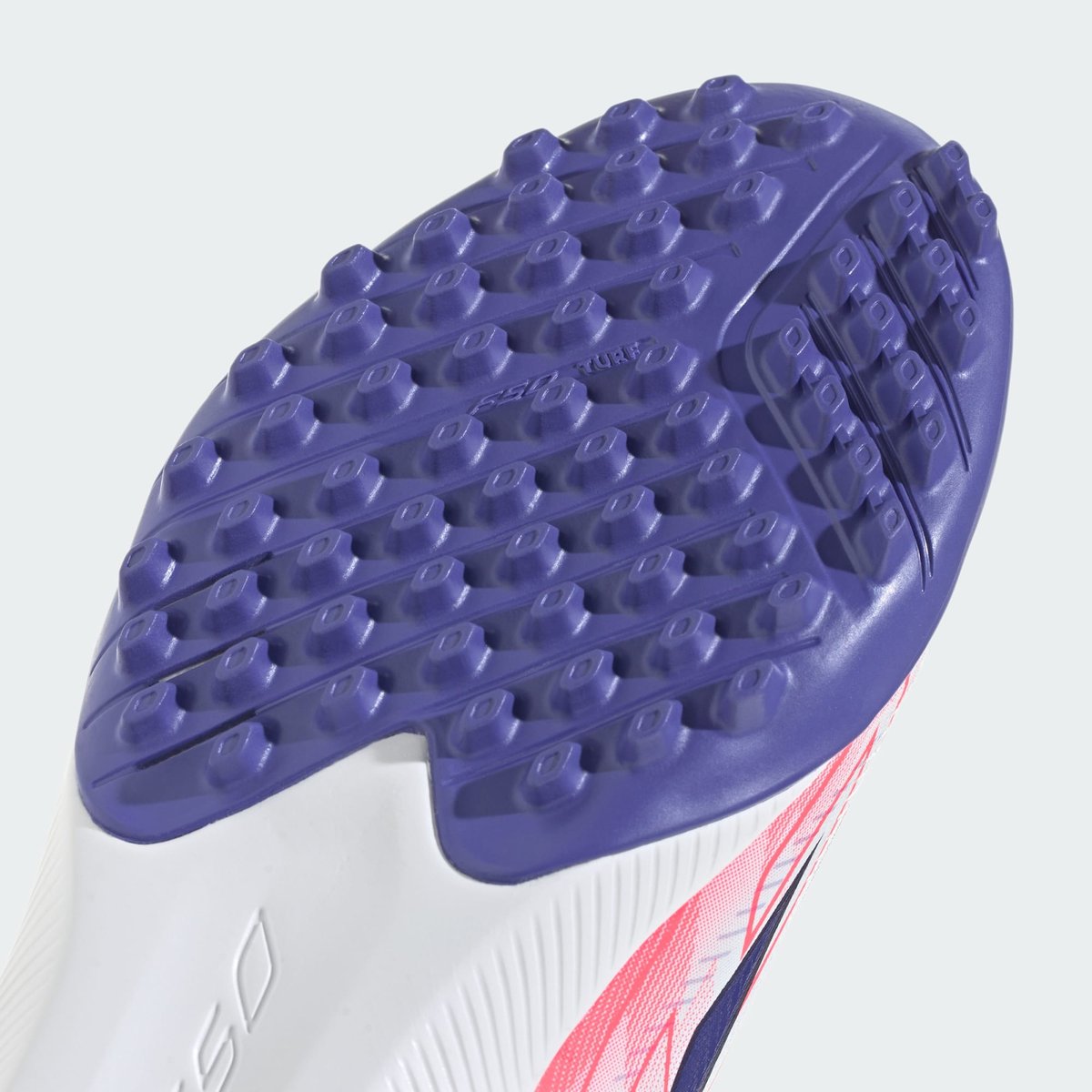 Chaussure De Football F50 Hyperfast League Turf Enfants Chaussure De Football F50 Hyperfast League Turf Enfants cloud white / solar purple / solar turbo, adidas Performance