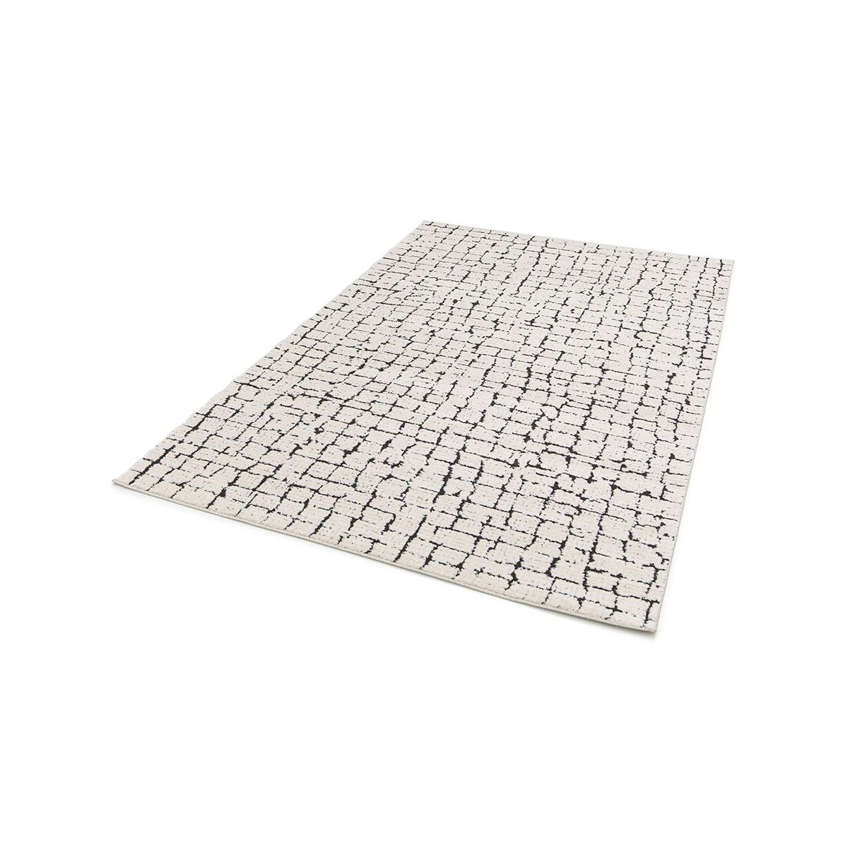 Tapis poils poils courts style contemporain, NEBULIA beige, BOBOCHIC