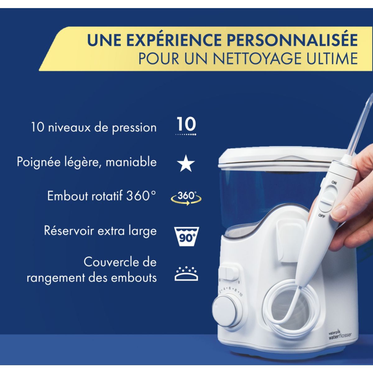 Hydropulseur WF-150 couleur unique, WATERPIK