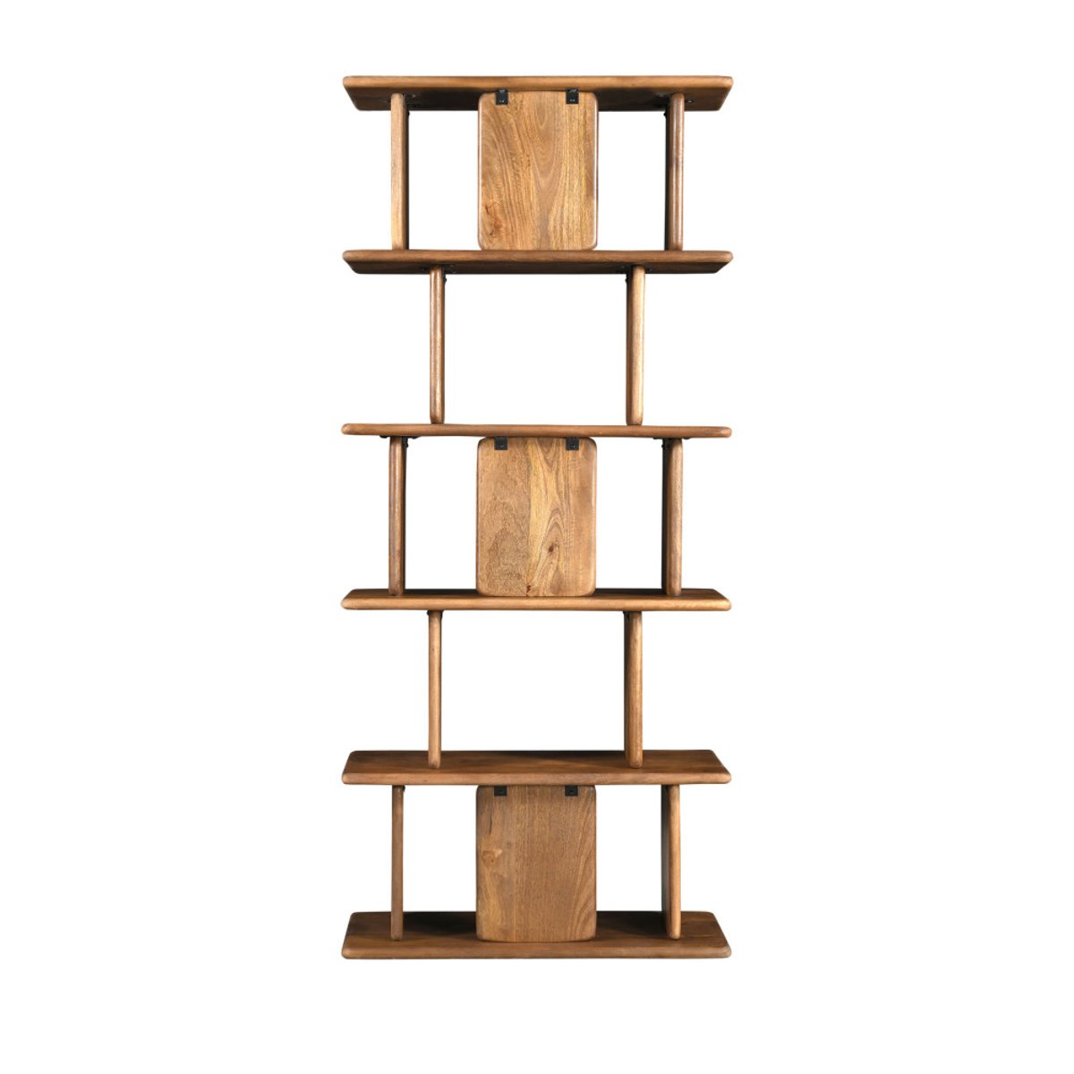 Étagère en bois massif H180cm- BATAM bois, DRAWER