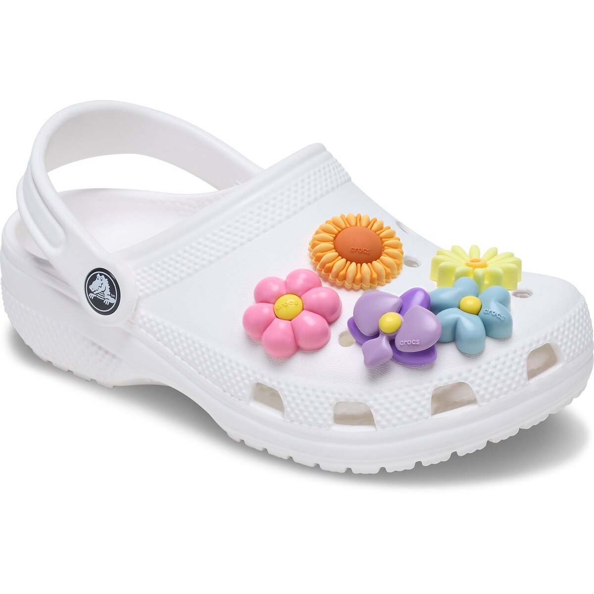 Lot de 5 Jibbitz Puffy Flowers multicolore, CROCS