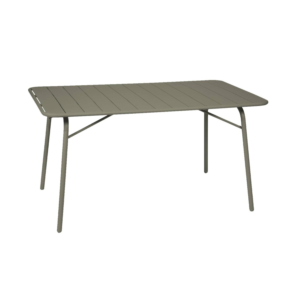 Table de jardin pliante métal + 6 assises AMÉLIA + LIVA anthracite, SWEEEK