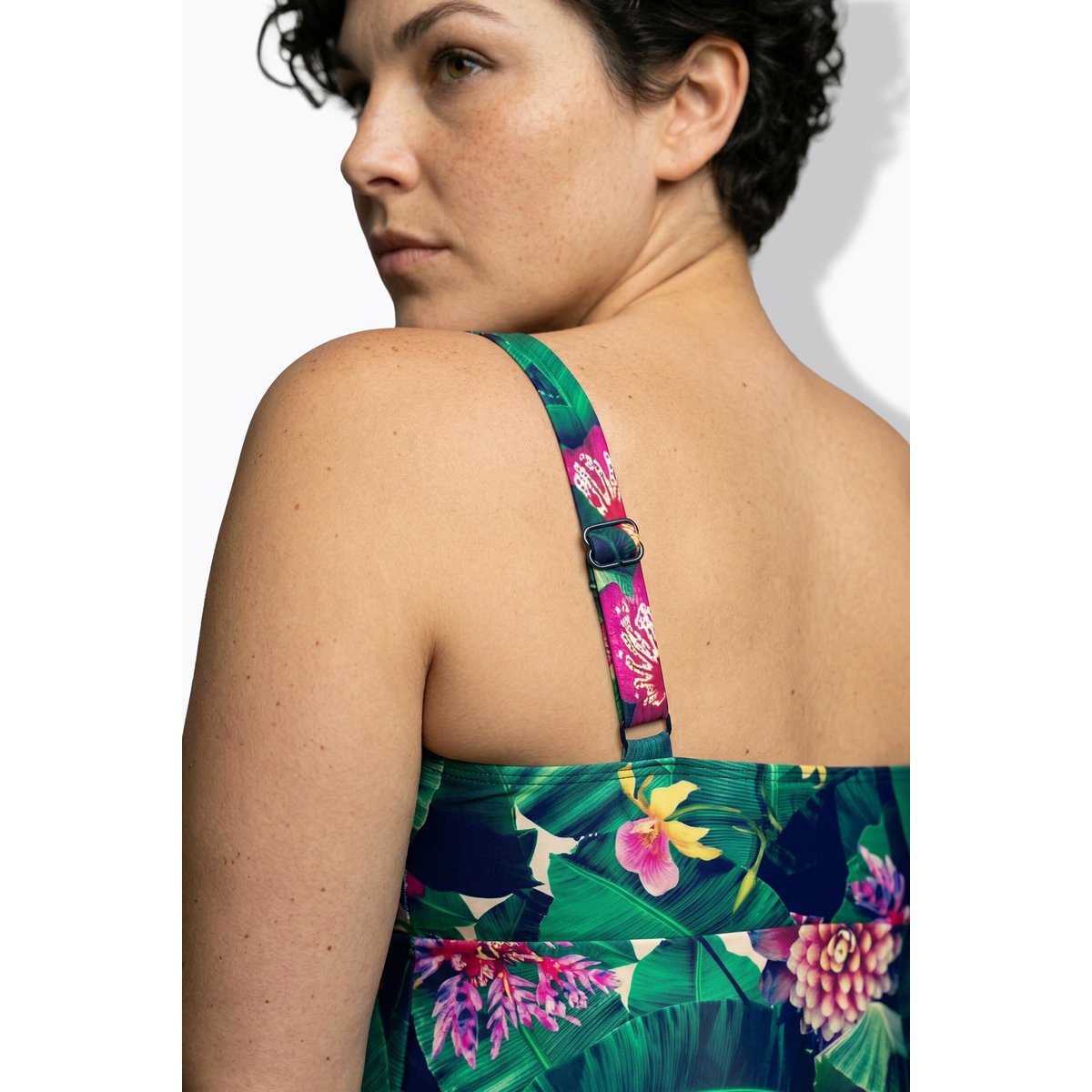 Tankini à fleurs menthe verte, ULLA POPKEN