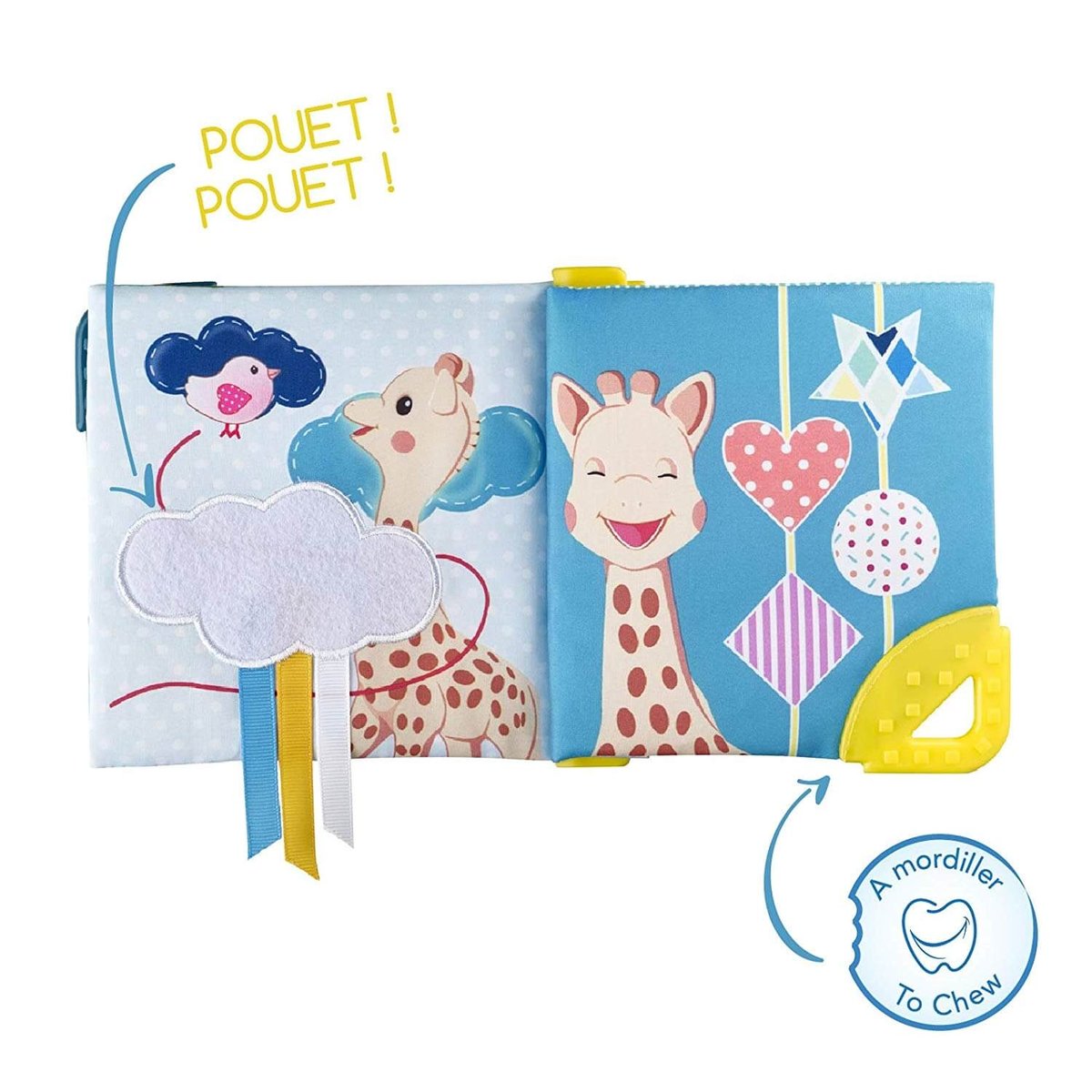 Livre bébé d'éveil multicolore, SOPHIE LA GIRAFE