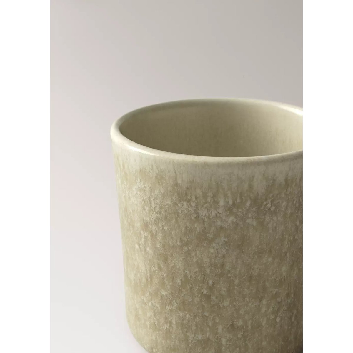 Petite tasse en grès mat marron moyen, MANGO HOME