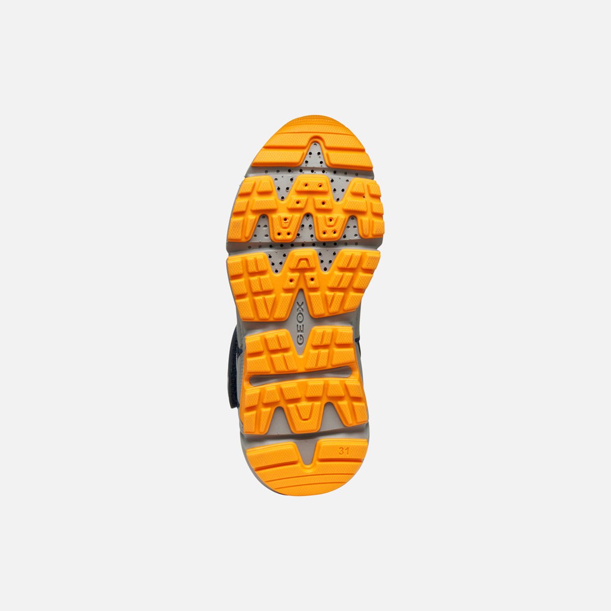 Baskets montantes Flexyper Plus bleu ciel/orange, GEOX
