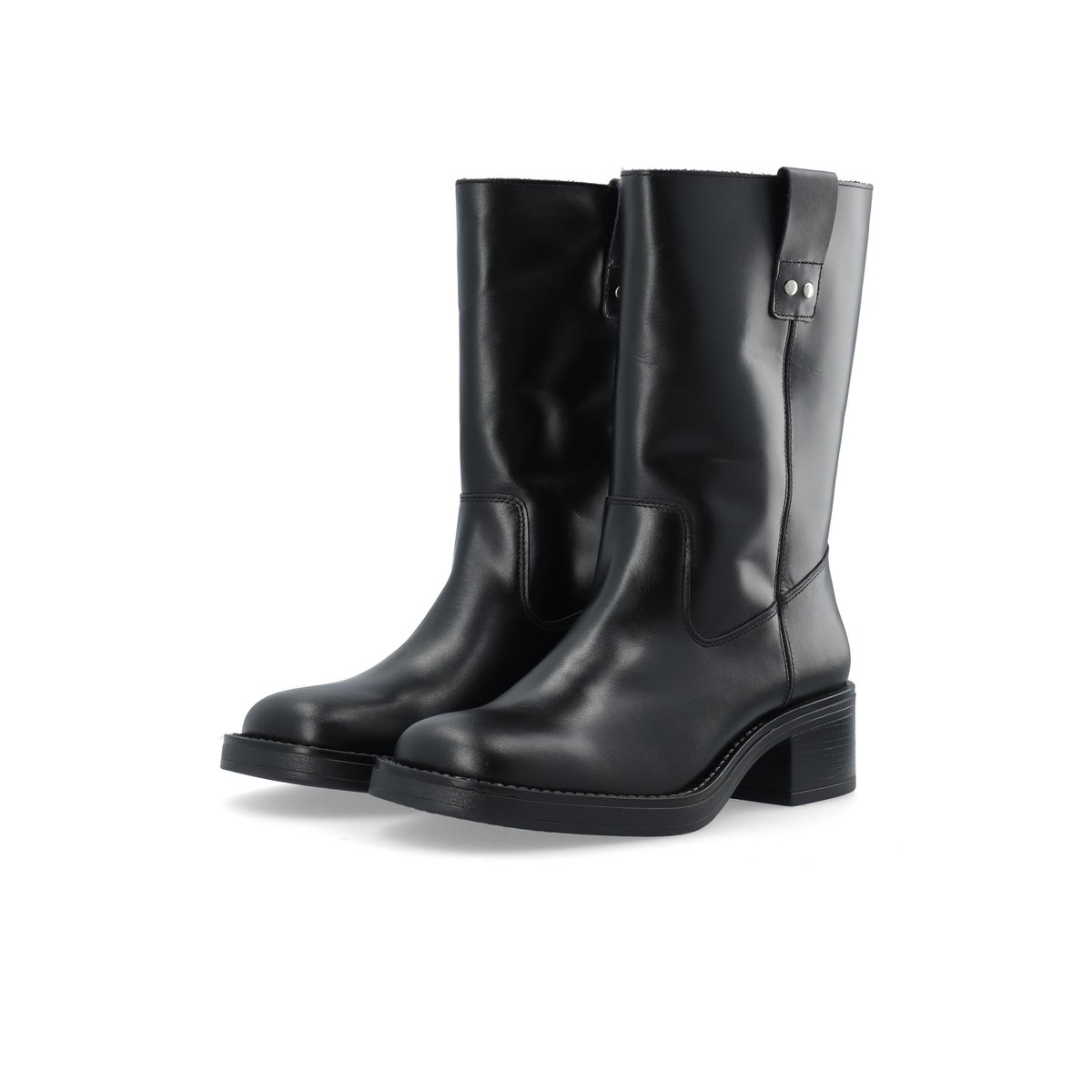 Bottes En Cuir noir - black, BIANCO