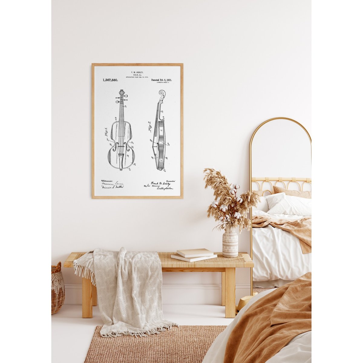 Affiche Brevet Violon blanc, L'AFFICHERIE